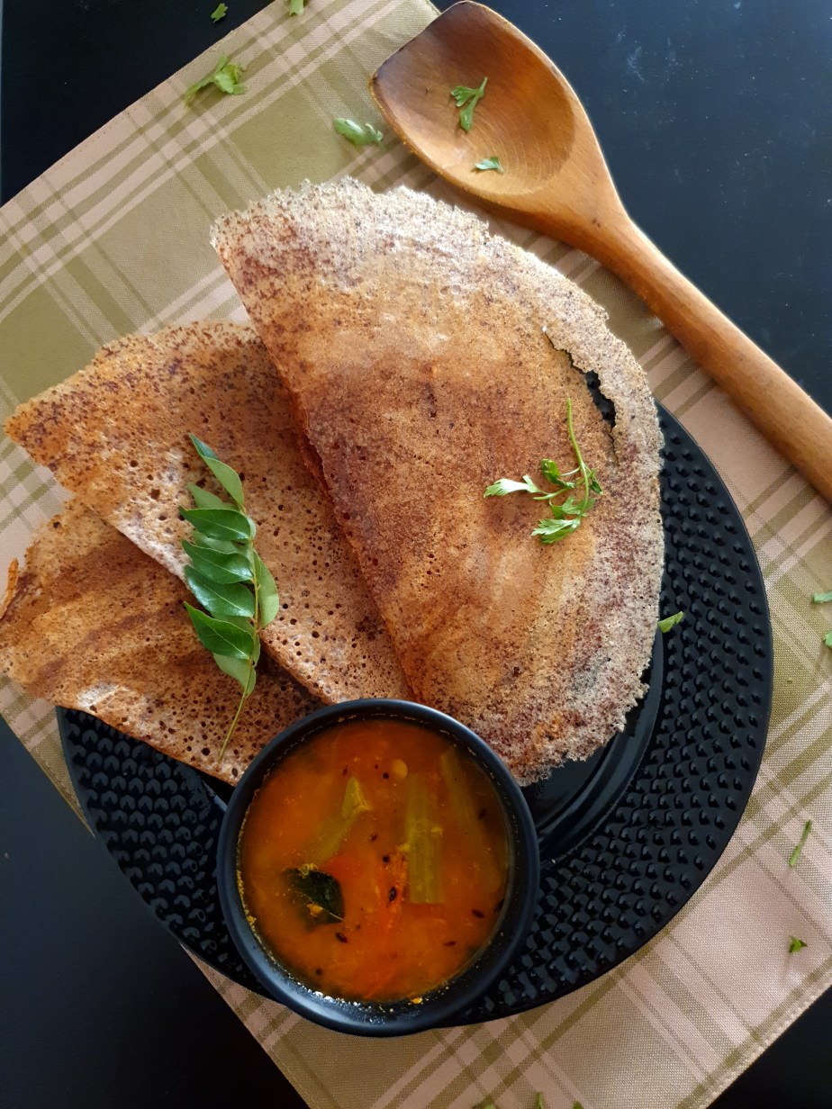 Ragi Dosa (Finger Millet&nbsp;Dosa)