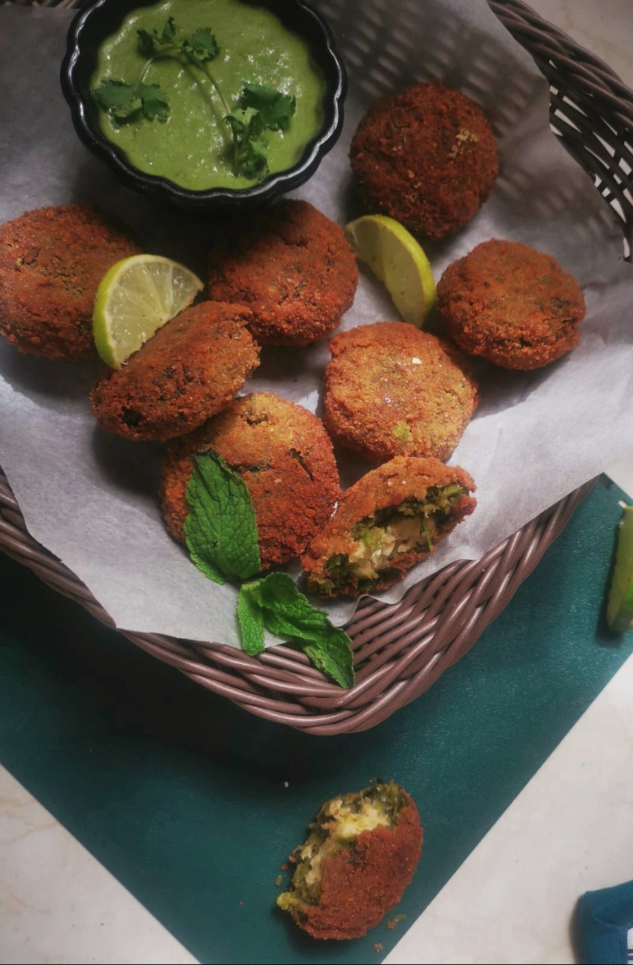 Methi Green Peas&nbsp;Cutlets